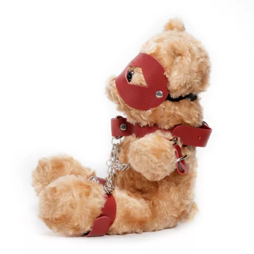 Crushious Crushito Bondage Plüssmackó 31 cm piros