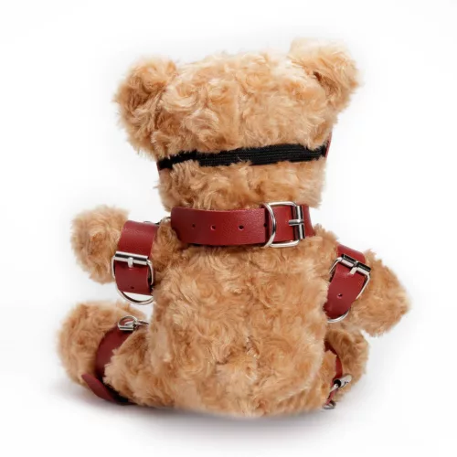 Crushious Crushito Bondage Plüssmackó 31 cm piros