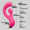 Crushious Vibrátor G-pont stimuláló, forgó mozgás 17,7 cm fekete