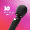 Crushious Wand masszírozó 10 rezgésfokozat, Climax mód 30 cm fekete