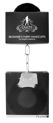 Kezdő szőrös bilincsek – fekete