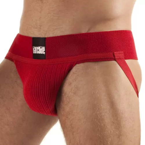 Sergey Basic – piros jockstrap, érzéki kényelem és stílus