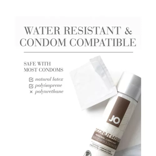 Jo Coconut Hybrid masszázsolaj 60 ml fehér