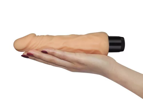 Real Feel Vibráló Dildó – érzéki élmény 17 cm hosszú