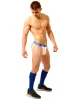 Fukker Jockstrap – stílusos fehér-kék férfi alsónemű