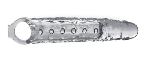 Átlátszó pénisznyújtó – 22 x 5,6 cm prémium intim eszköz