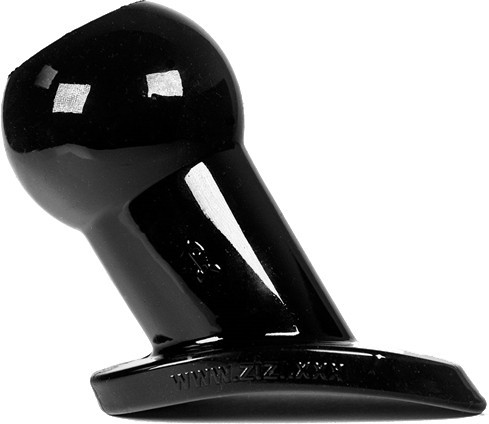Plug Tunnel Zizi – prémium fekete maszturbátor L 9,5 x 5,8 cm