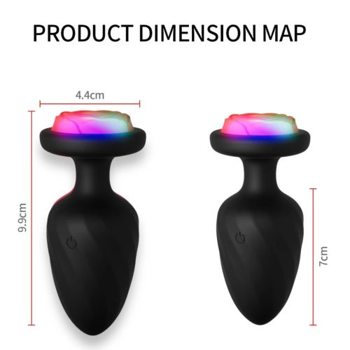 Power Escorts Party távirányítós dugó fekete USB újratölthető 10 funkció