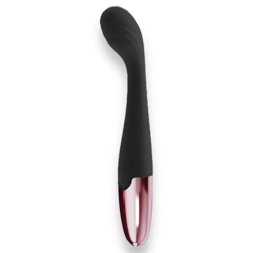 Power Escorts Vibrátor G-pont stimuláló, 10 mód, csendes, USB-töltés 18 cm fekete szilikon