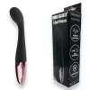 Power Escorts Vibrátor G-pont stimuláló, 10 mód, csendes, USB-töltés 18 cm fekete szilikon