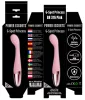 Power Escorts Vibrátor 10 mód USB-töltés szilikon 18 cm rózsaszín G-pont stimuláló vízálló csendes