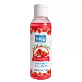   Power Escorts síkosító hialuronsavval vízbázisú hosszú csúszás 200 ml piros