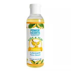   Power Escorts síkosító vízbázisú hyaluronsavjal banán 200 ml