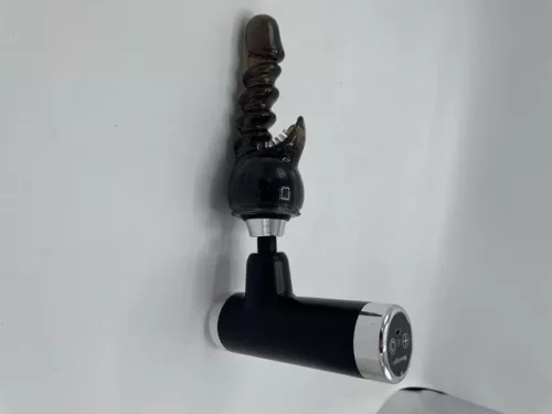 Masszázspisztoly erős rezgés fekete mini