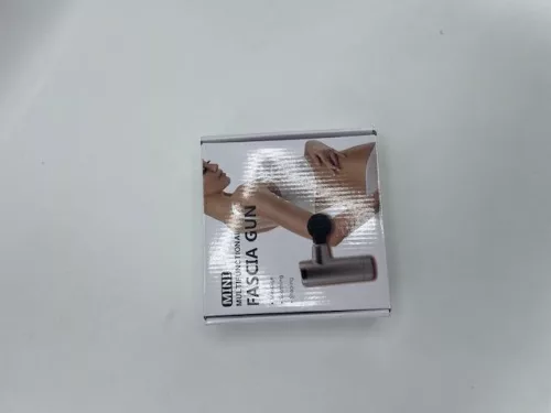 Masszázspisztoly mini ezüst rezgő funkcióval