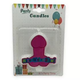 Party Penis XL gyertya rózsaszín