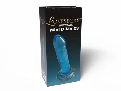 LoveSecret Dildó Realisztikus, kompakt 14 cm kék