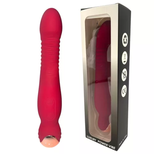 Power Escorts vibrátor 12 rezgésfokozat USB töltés vízálló szilikon