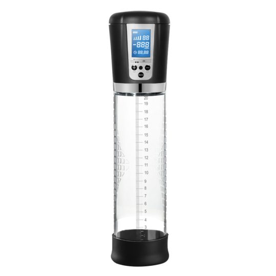 Automata péniszpumpa LCD kijelzővel – 20 x 6 cm