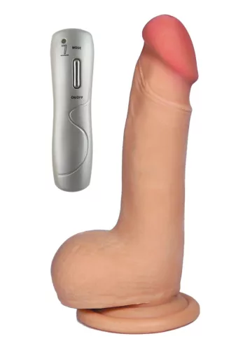 Ares Vibrátor Ultra realisztikus textúrák 7 rezgésmód 15 cm