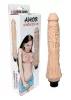 Amor Vibrátor Realisztikus textúrák, Erős vibrációk 23 cm barackszínű