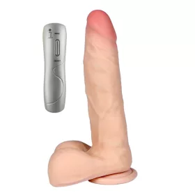   LoveCloneX vibrátor kézi textúrázás, 7 rezgésmód 20 cm fekete