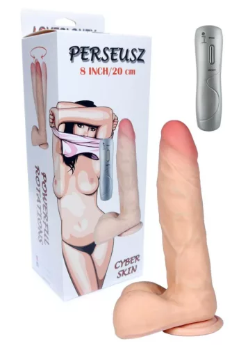 LovecloneX Dildó Erős rotáció, Valódi bőrhatás 20 cm