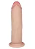 Dildó Realisztikus, Puha, Hajlítható 18 cm Fekete