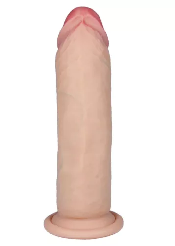 Dildó Realisztikus, Puha, Hajlítható 18 cm Fekete