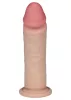 Dildó Realisztikus, Puha, Hajlítható 18 cm Fekete