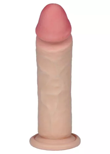 Dildó Realisztikus, Puha, Hajlítható 18 cm Fekete