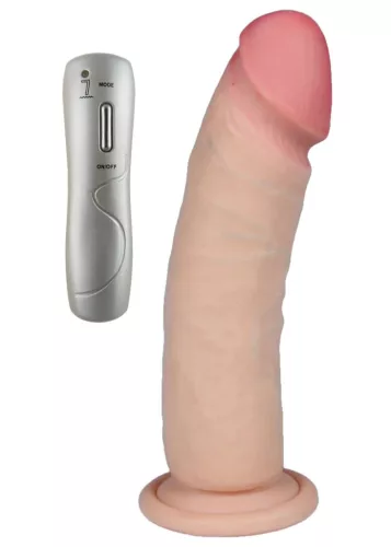 Boreasz LovecloneX Dildó forgó funkcióval 18 cm fekete