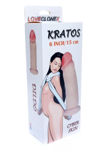 LovecloneX Dildó Realisztikus, Puha, Tapintható 15 cm Fekete
