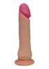 Kekrops Dildó Realisztikus, Hajlékony, Erős tapadókorong 18 cm