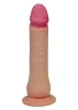 Kekrops Dildó Realisztikus, Hajlékony, Erős tapadókorong 18 cm