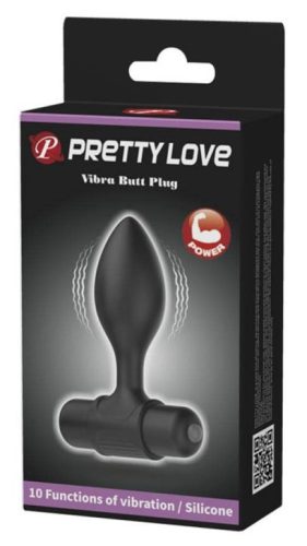 VIBRA vibráló anál Plug - prémium élvezet 6,5 x 2,7 cm