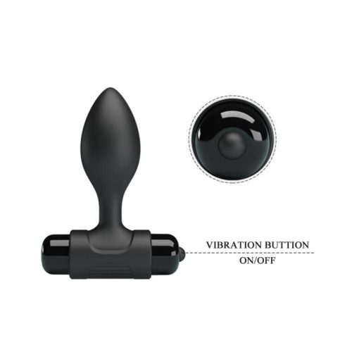VIBRA vibráló anál Plug - prémium élvezet 6,5 x 2,7 cm