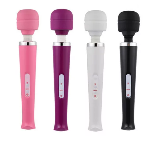 Magic Massager Wand vibrátor 10 mód USB töltés fehér