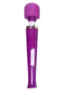 Magic Massager Wand vibráló masszírozó 10 mód USB töltés lila