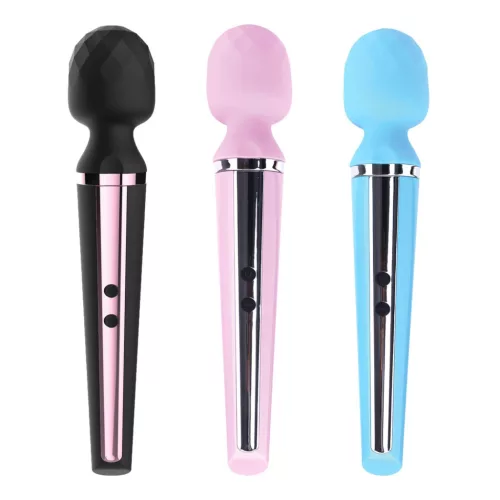 Genius Masszázs Vibrátor Erős 3 fokozat USB töltés fekete