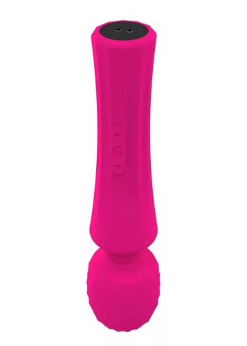Stymulator Power Wand újratölthető rezgő 5 fokozat rózsaszín