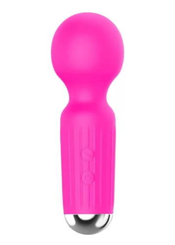 Stymulator Mini masszírozó 20 rezgés USB töltés rózsaszín