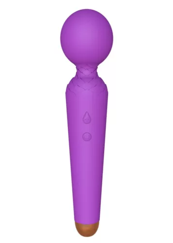 Power Wand masszírozó 10 funkció USB újratölthető lila