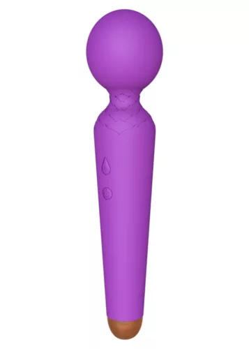 Power Wand masszírozó 10 funkció USB újratölthető lila