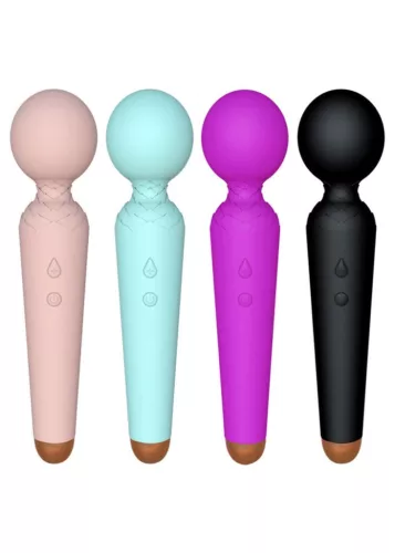 Power Wand masszírozó 10 funkció USB újratölthető lila