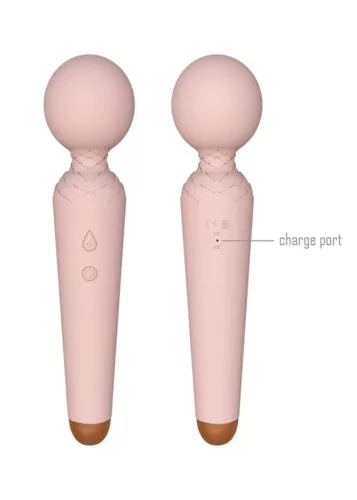 Szexjáték Vibrátor Erős, 10 mód, USB-töltés Flesh színű