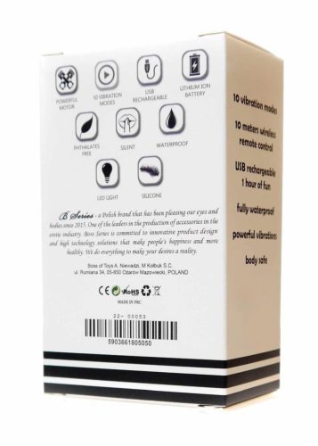 Stymulator USB újratölthető anál dildó ezüst 10 funkció