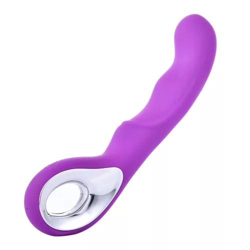 Vibrátor G-pont stimuláló 10 funkció USB töltés lila