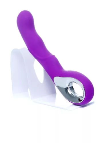 Vibrátor G-pont stimuláló 10 funkció USB töltés lila