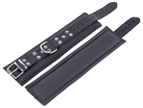 Párnázott bőr boka bilincsek - prémium kényelem és stílus